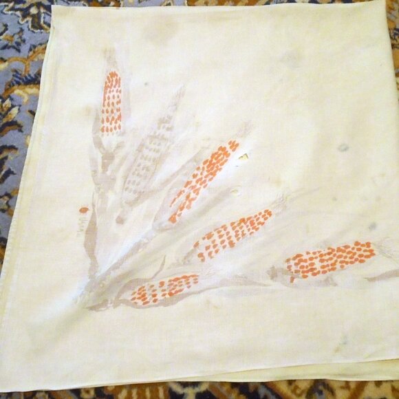 Fall Autumn Tablecloth is VINTAGE VERA (and not perfect) - Picture 3 of 10